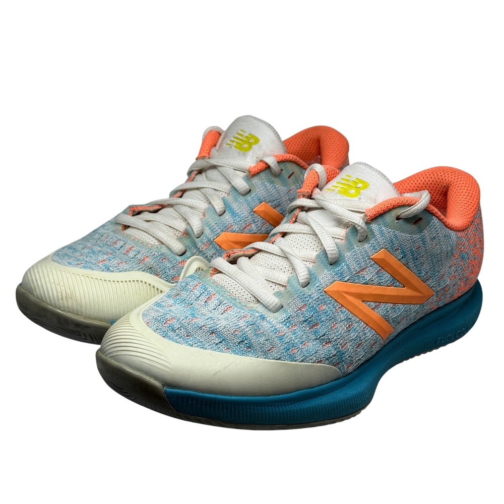 New Balance 996 FuelCell Tennis Shoes Light Blue‎ Orange Women's 5.5 WCH996P4